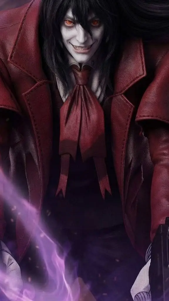 ai character: Alucard  background