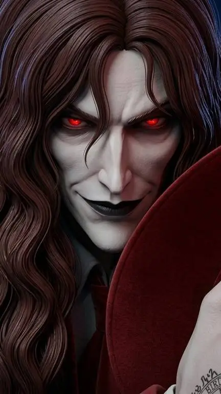 ai character: Alucard  background
