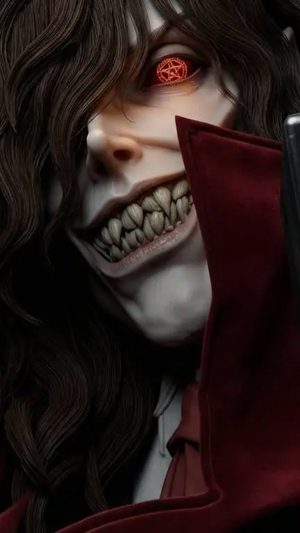 ai character: Alucard  background