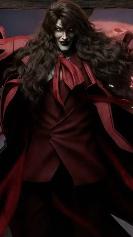 ai character: Alucard  background