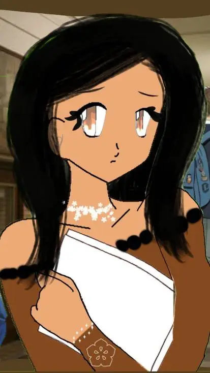 ai character: Jasmine_marble background
