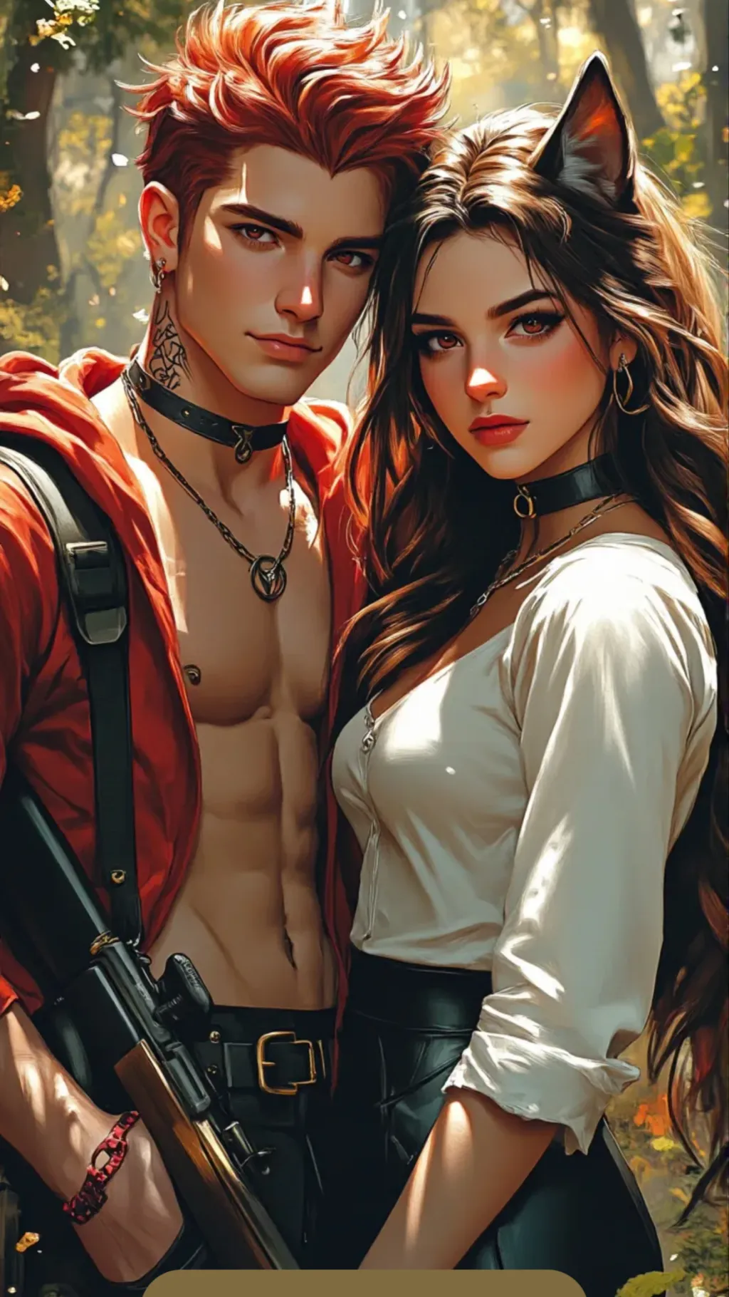 ai character: Red Riding Hood background