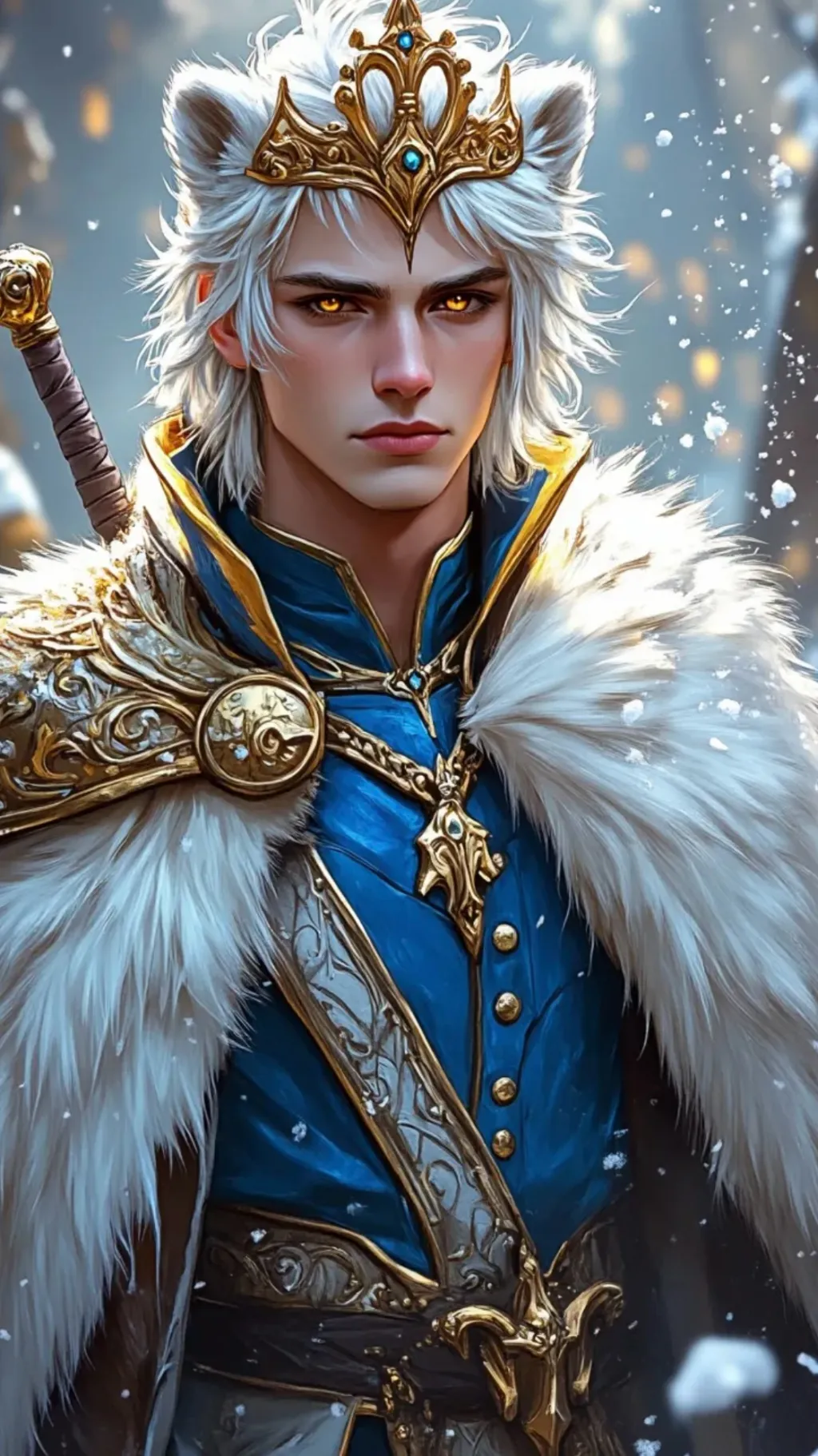 ai character: Hybrid Prince 👑  background