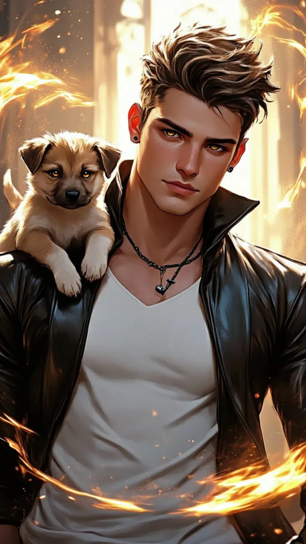 ai character: New Chapter 🐶 background