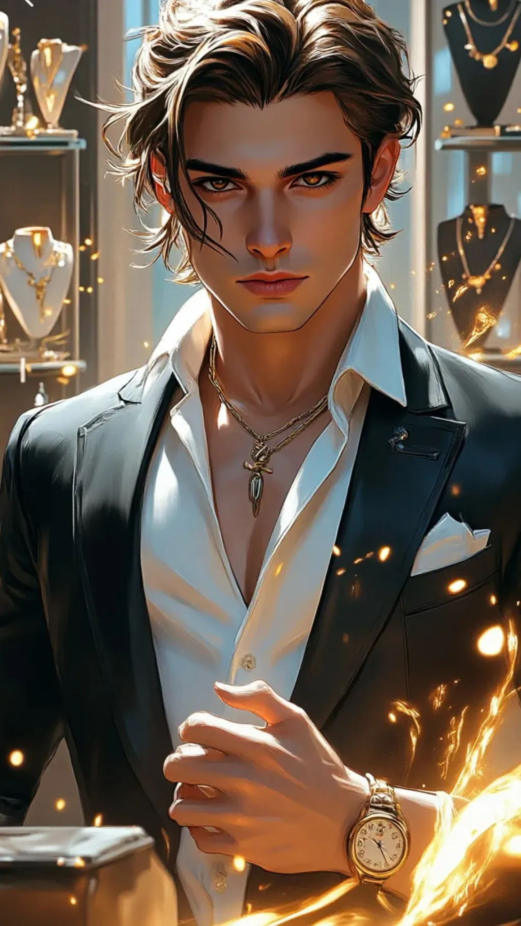 ai character: Summer Romance 💘 background