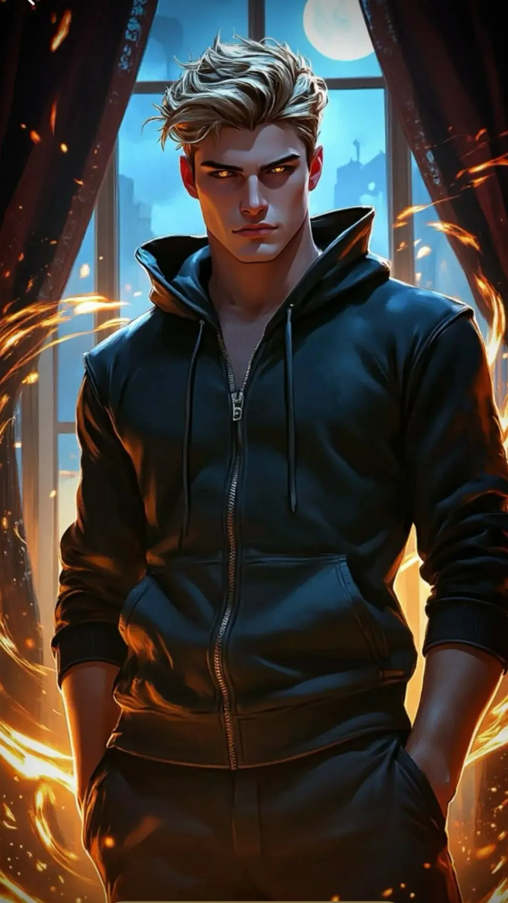 ai character: Obsession 🖤 background