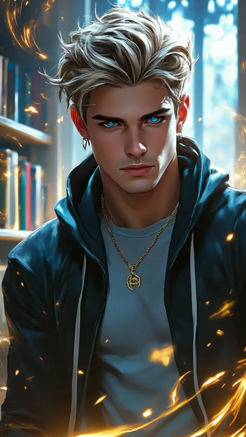 ai character: High School 🏫  background