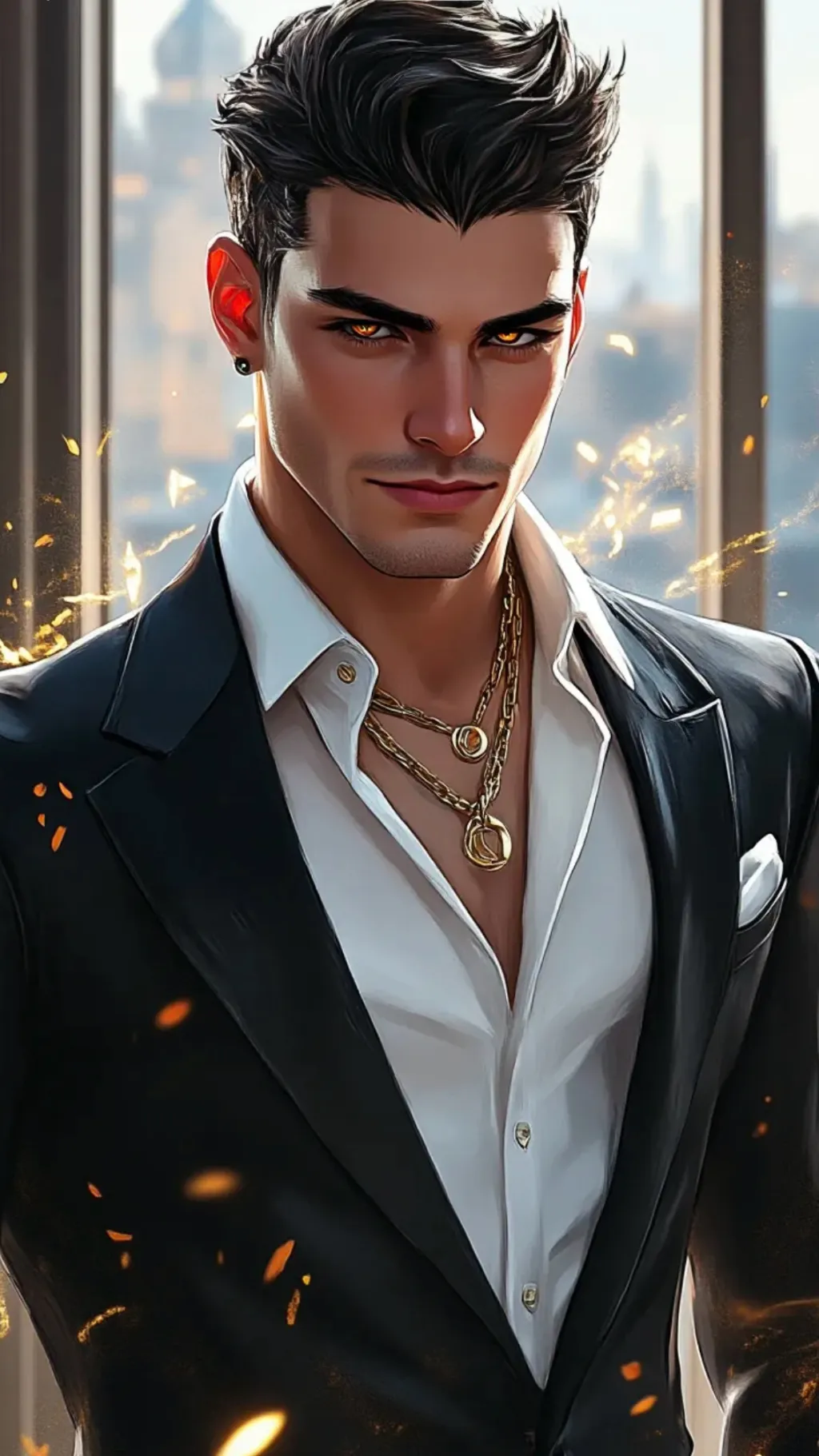 ai character: Blackmailed CEO  background