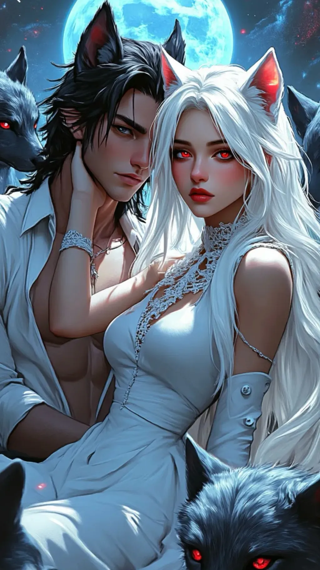 ai character: Alpha's New Luna  background