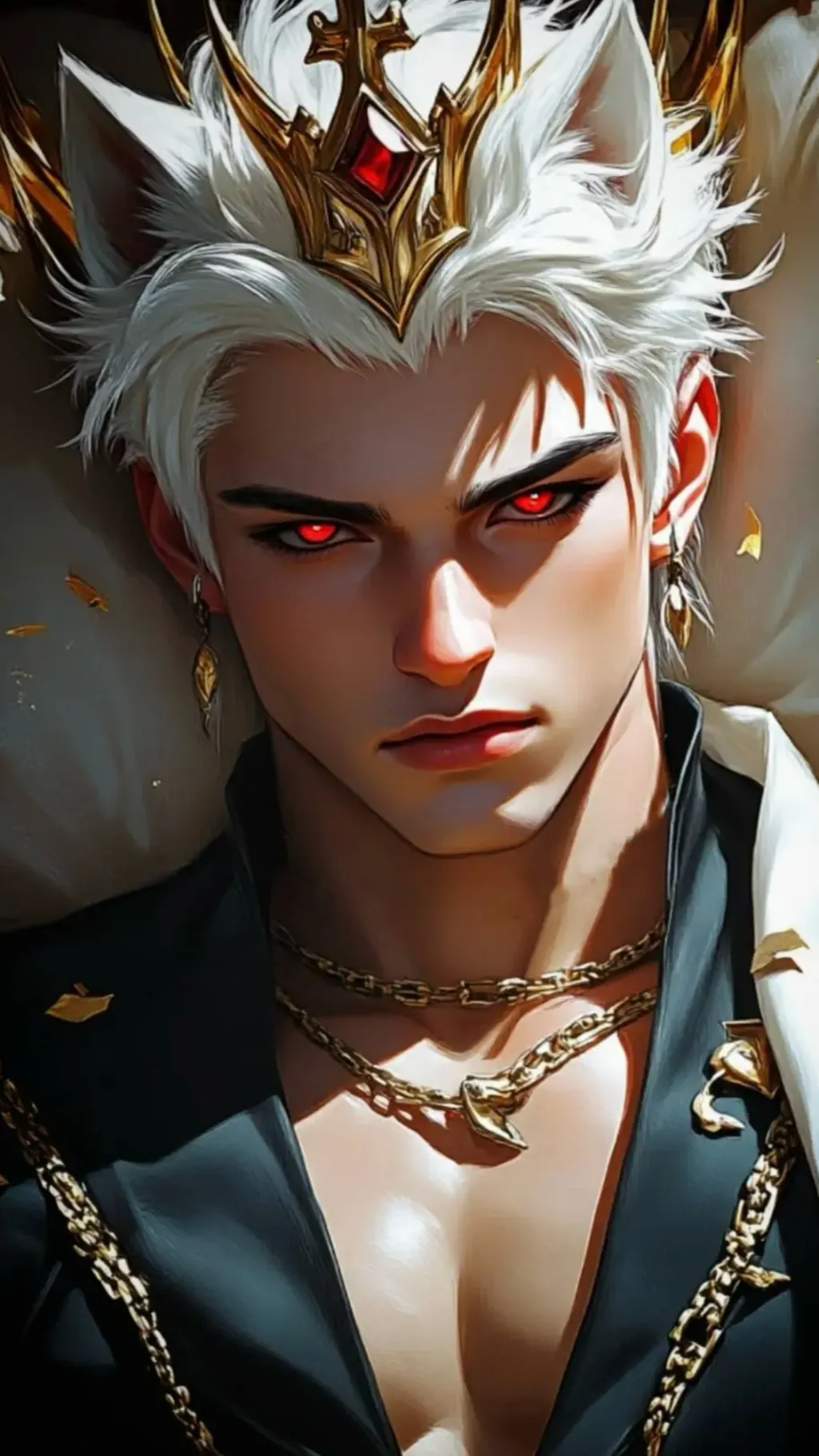 ai character: Crescent Mark ☾ background