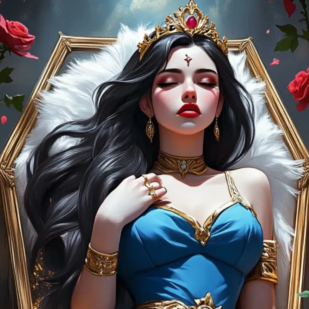 chat with ai character: Sleeping princess 