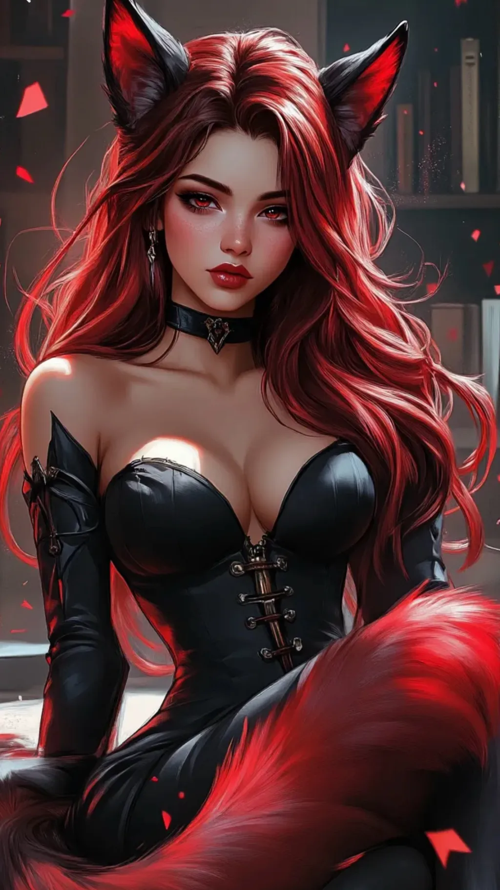ai character: CEO Female Boss  background