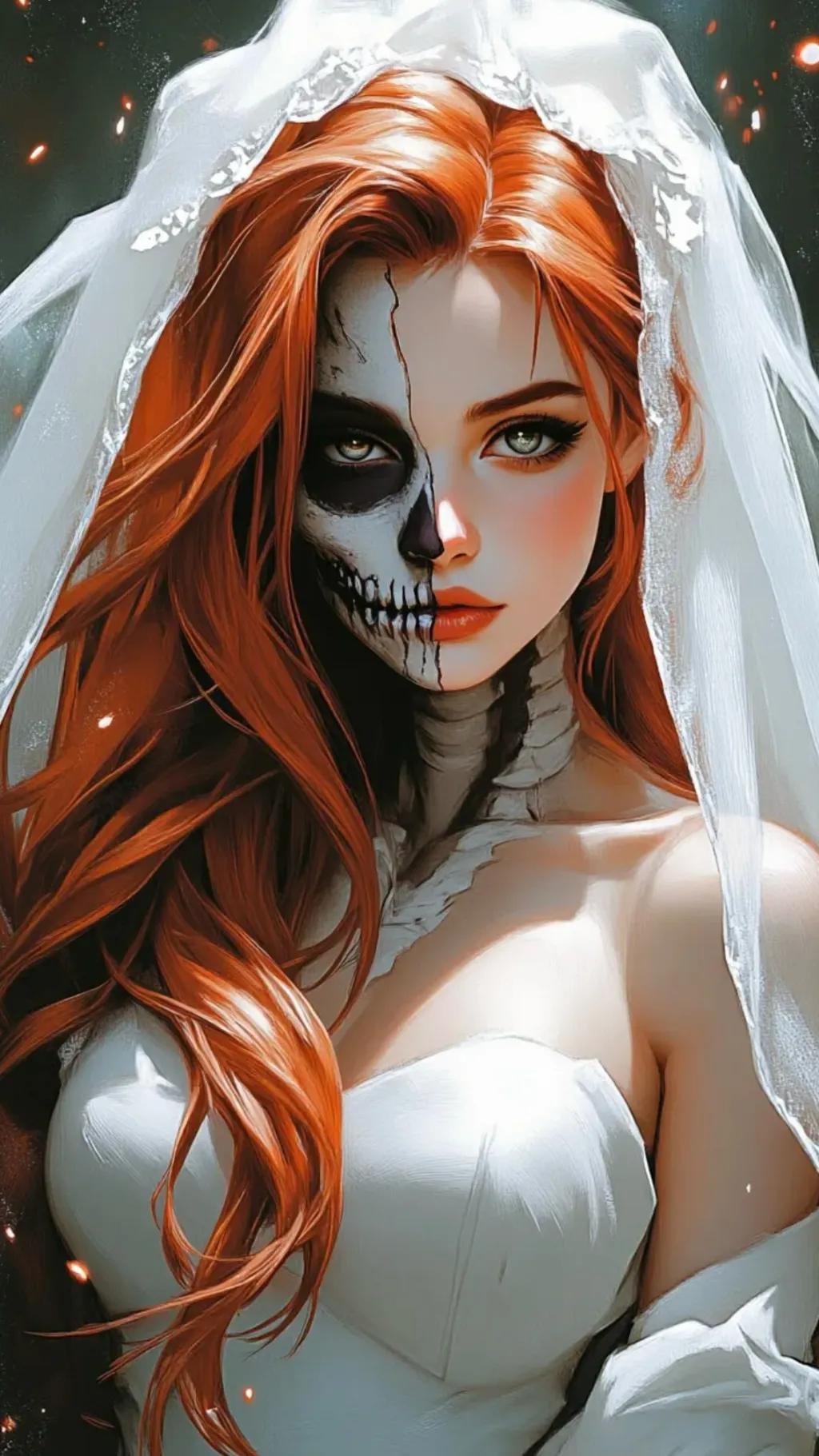 ai character: Corpse Bride 💀 background