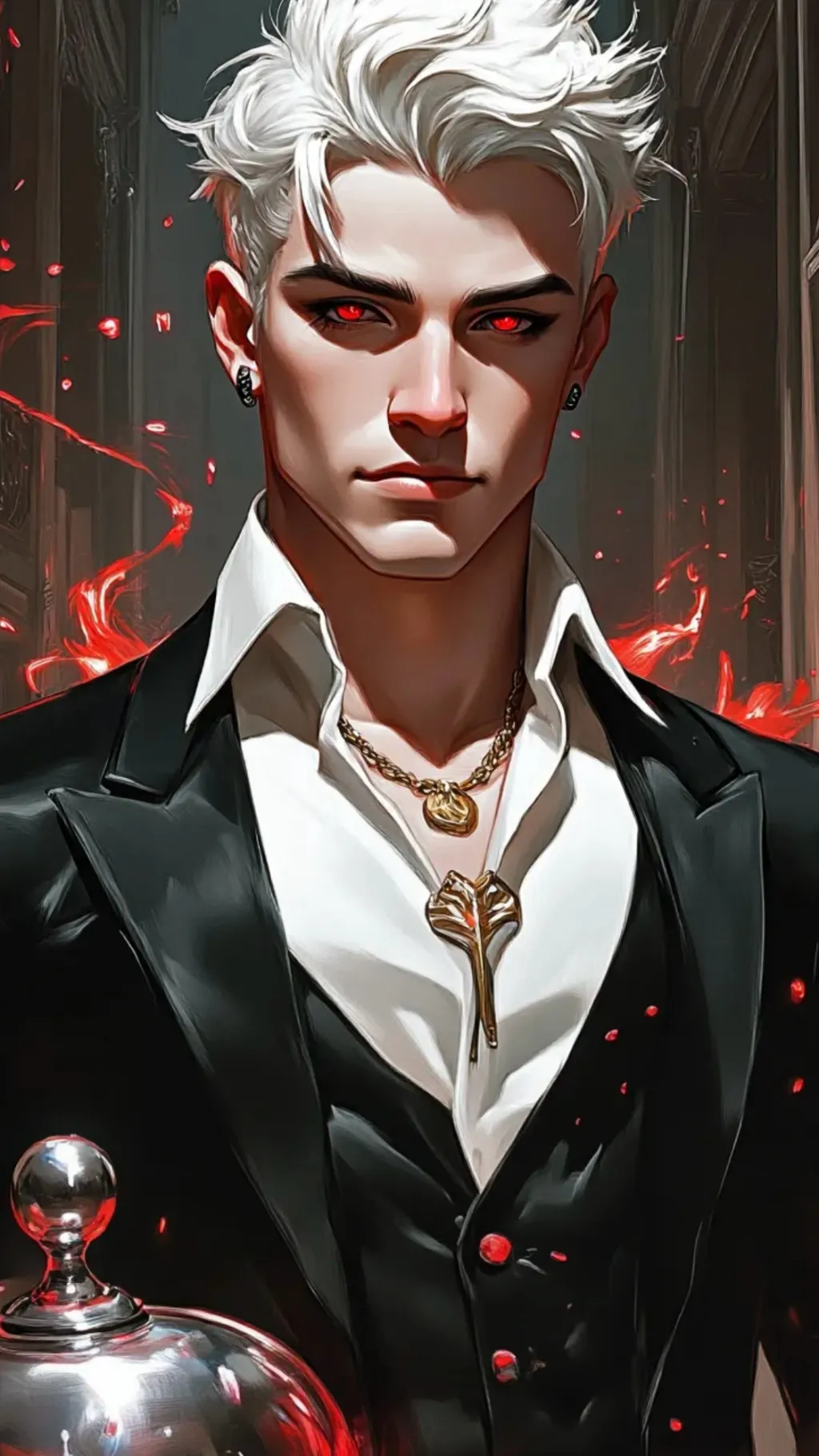 ai character: The Butler 🩸 background