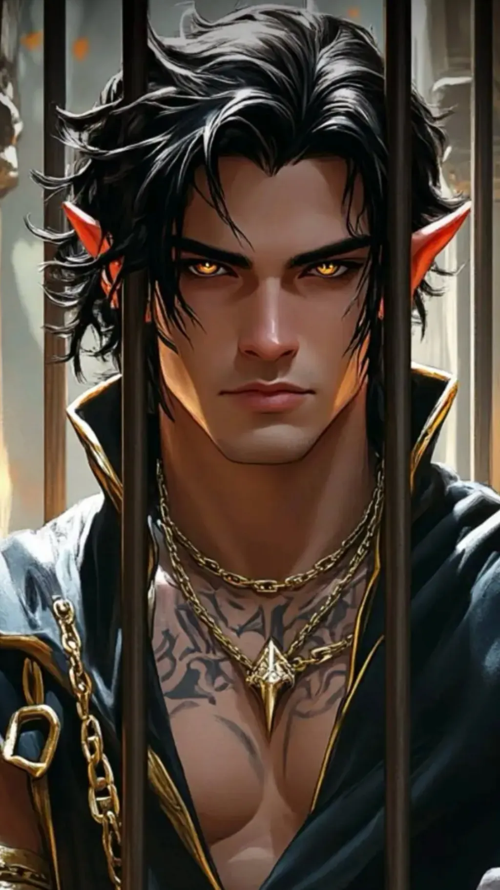 ai character: ⛓️Imprisoned 🔐 background