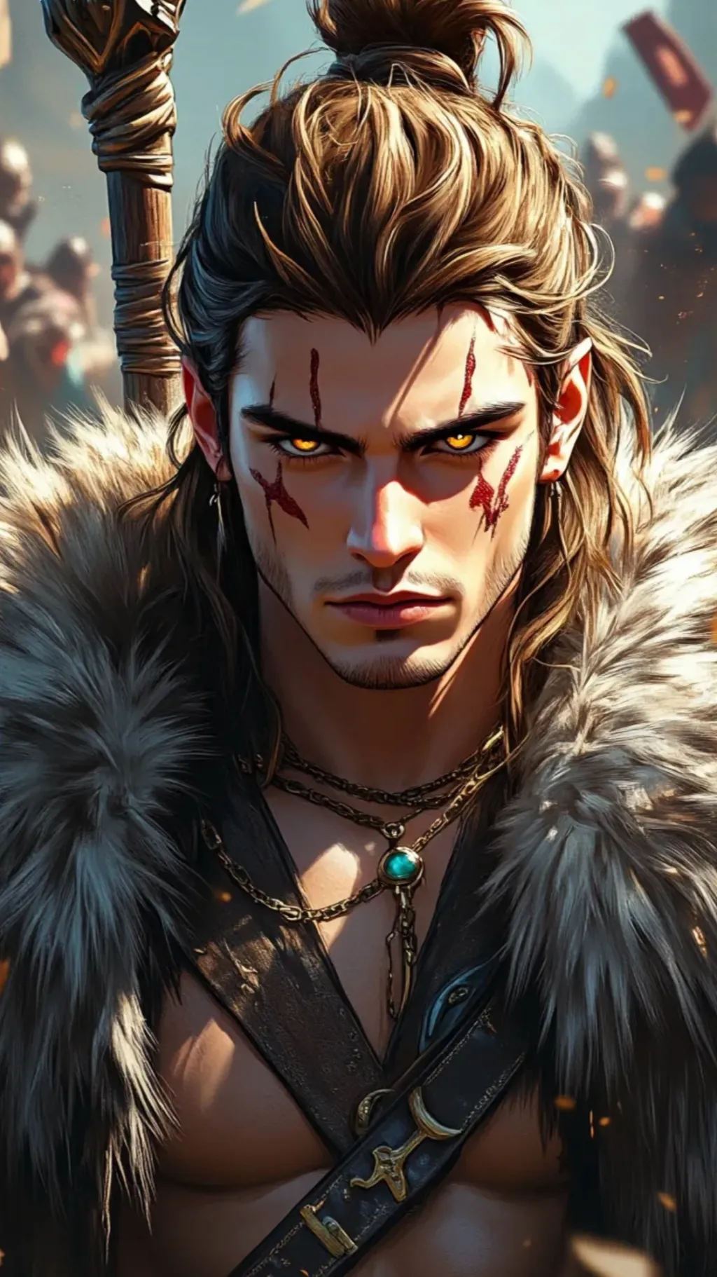 ai character: Viking Warriors  background