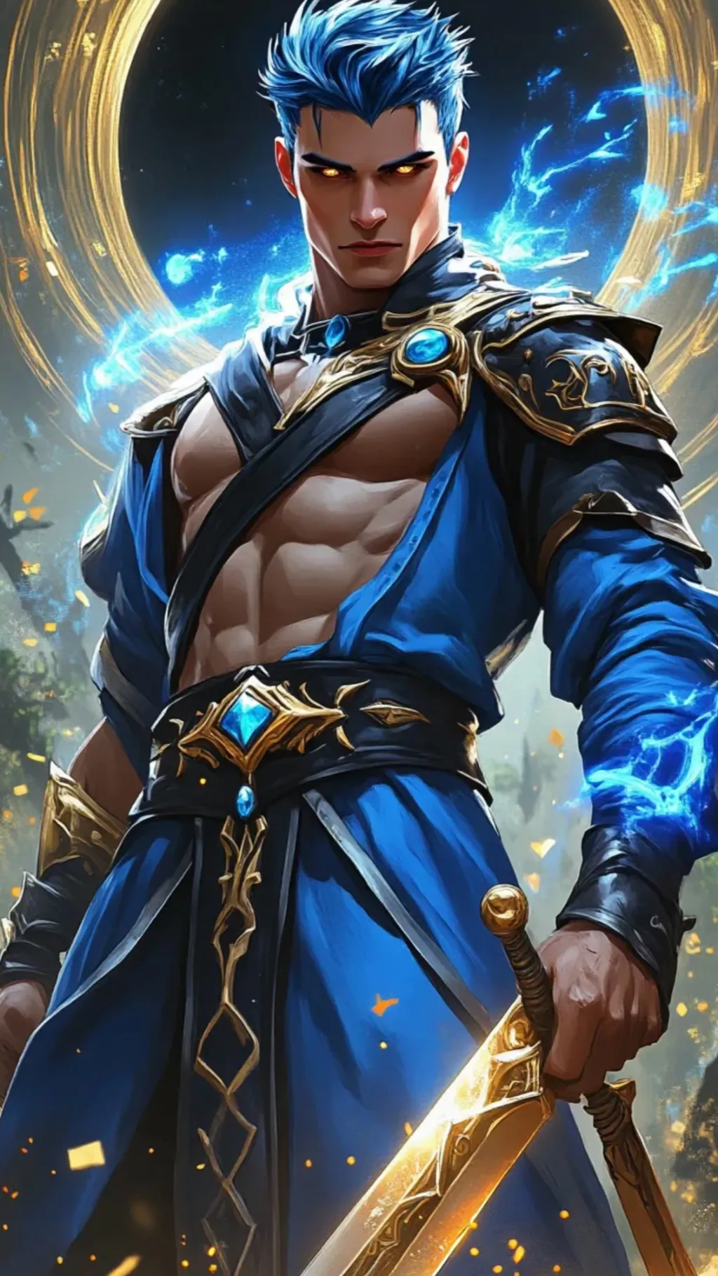 ai character: Cosmic Rise⚡️ background