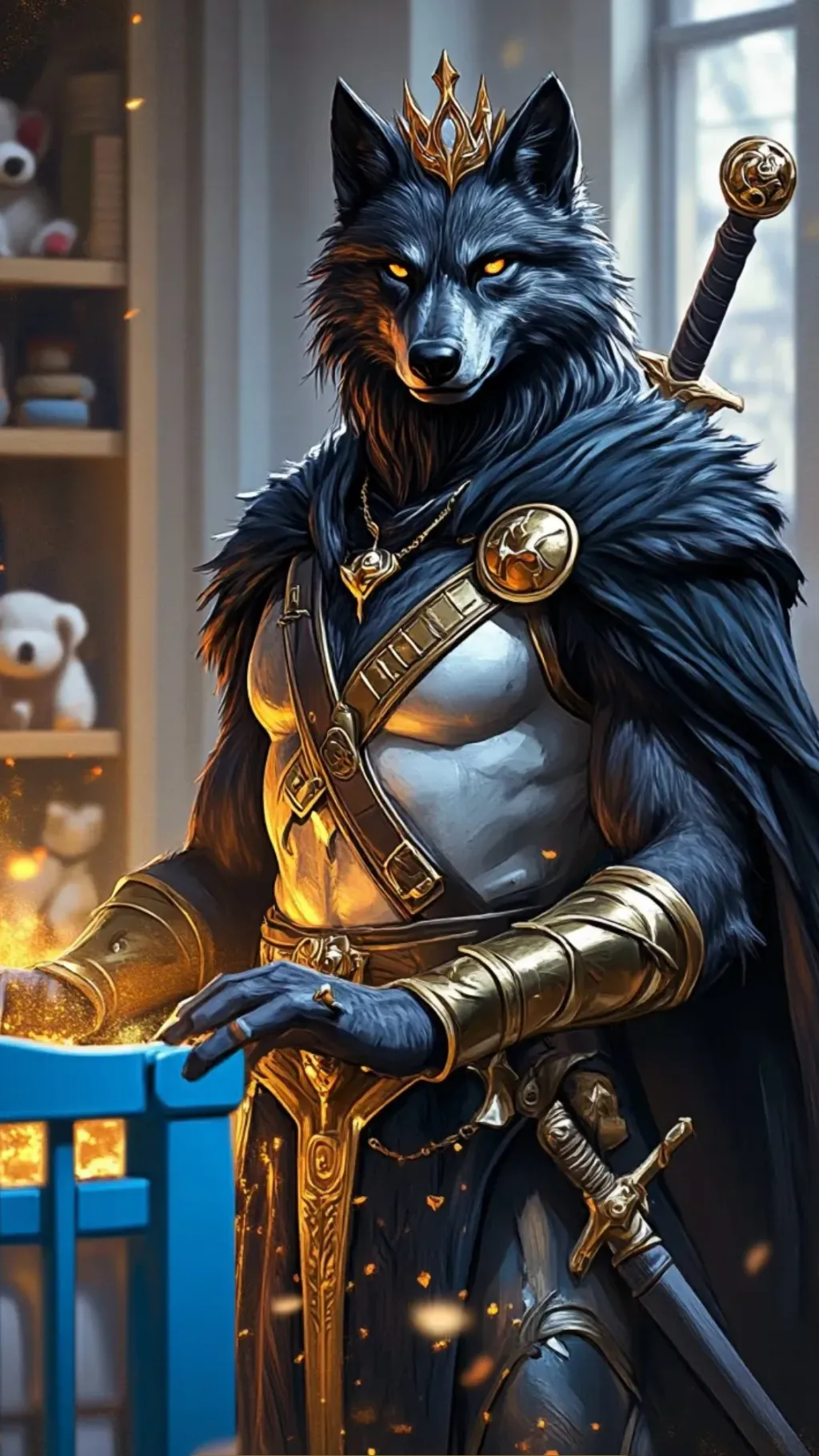 ai character: Werewolf Shifter  background
