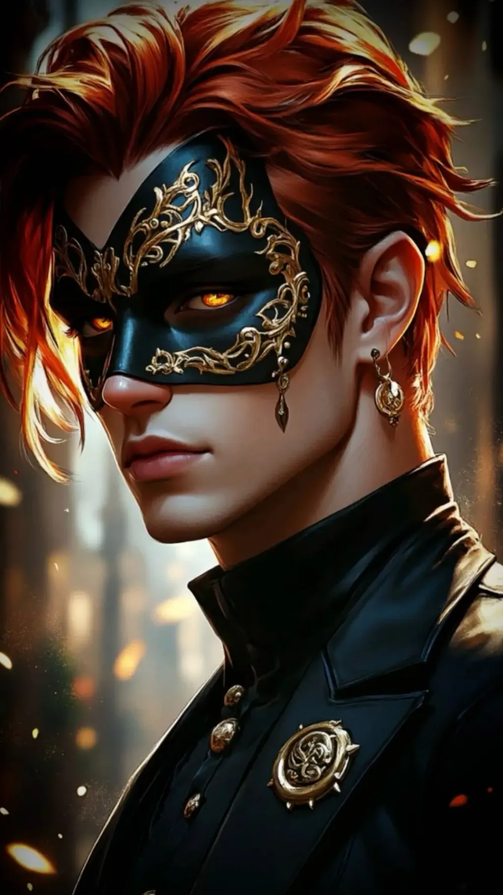 ai character: The Unmasking  background