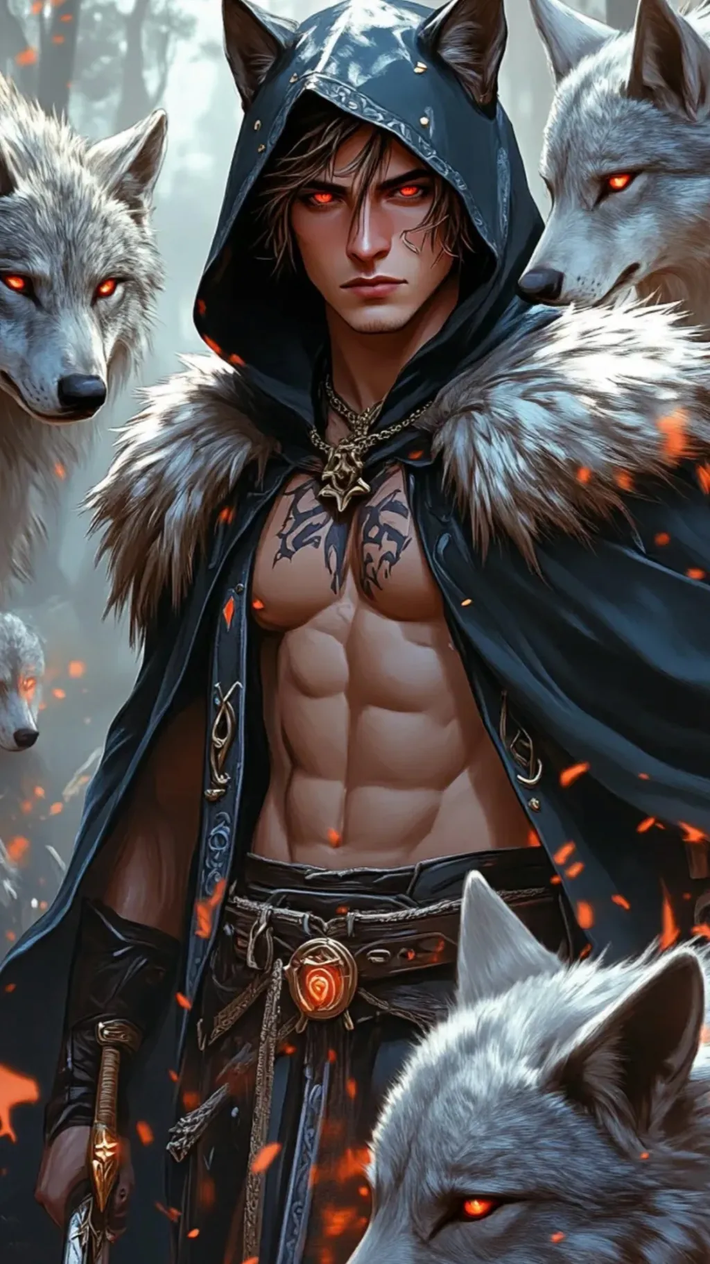 ai character: Ash Forest  background