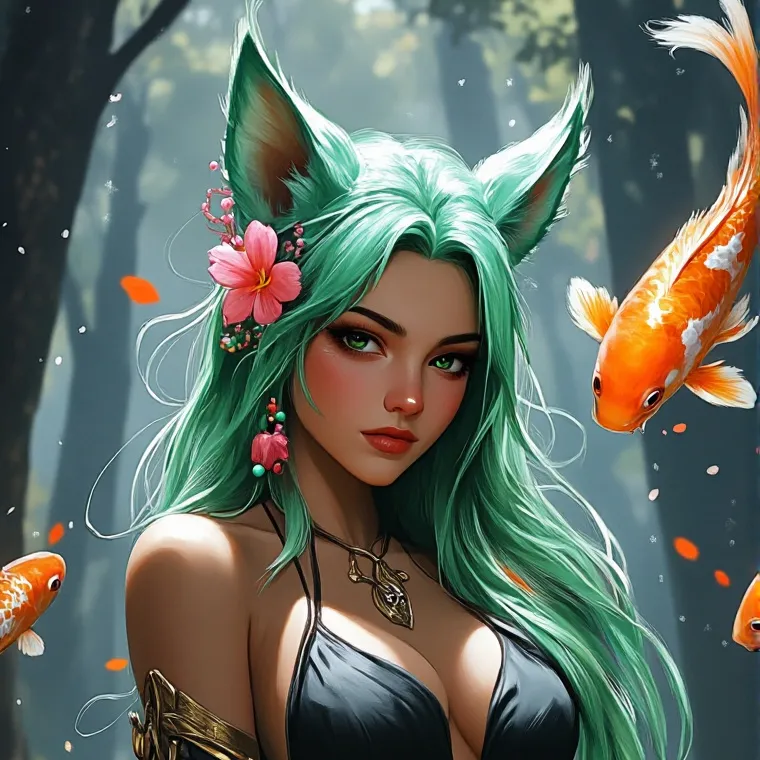 chat with ai character: Wishing Kitsune
