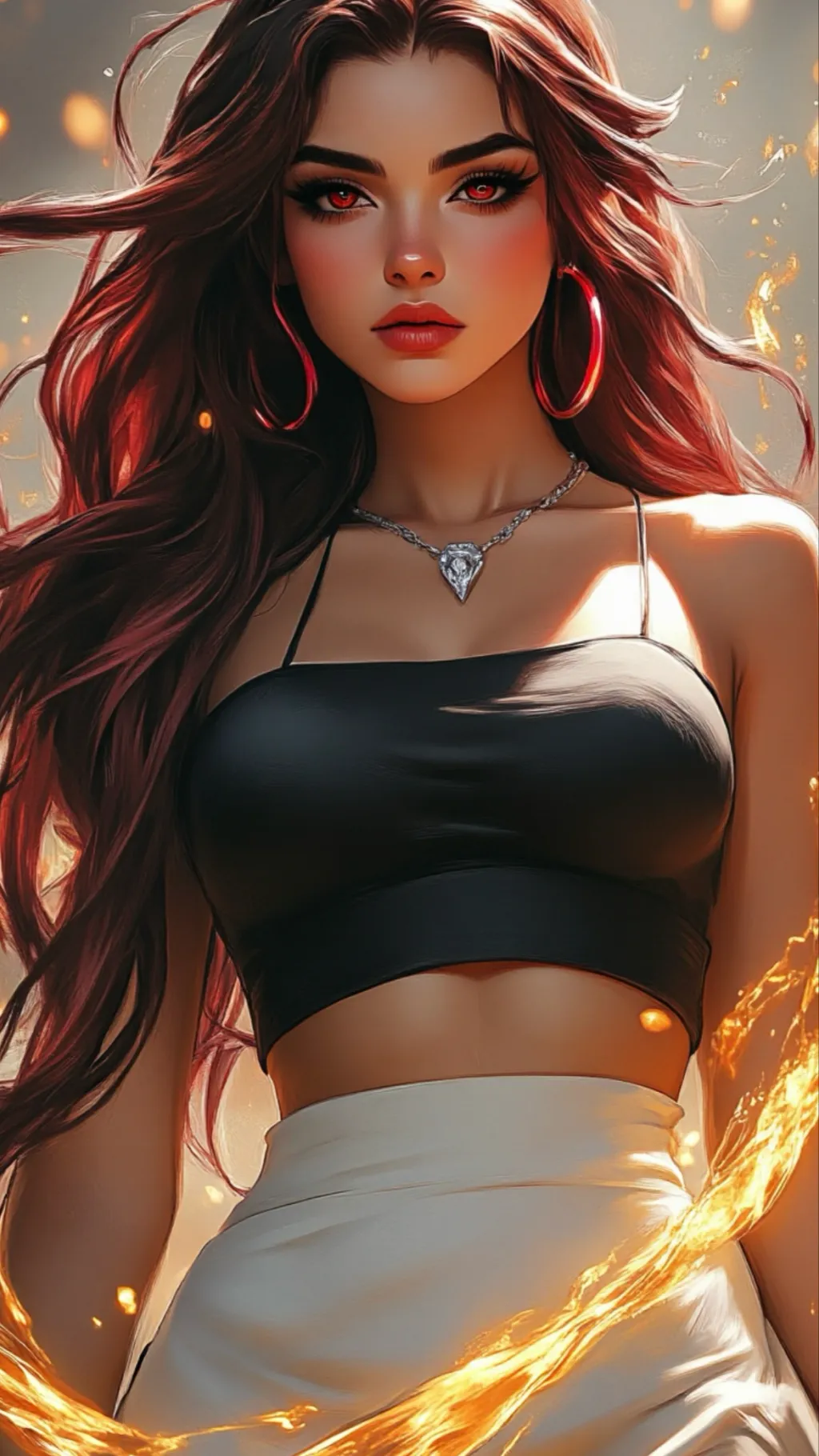 ai character: The Step Sister  background