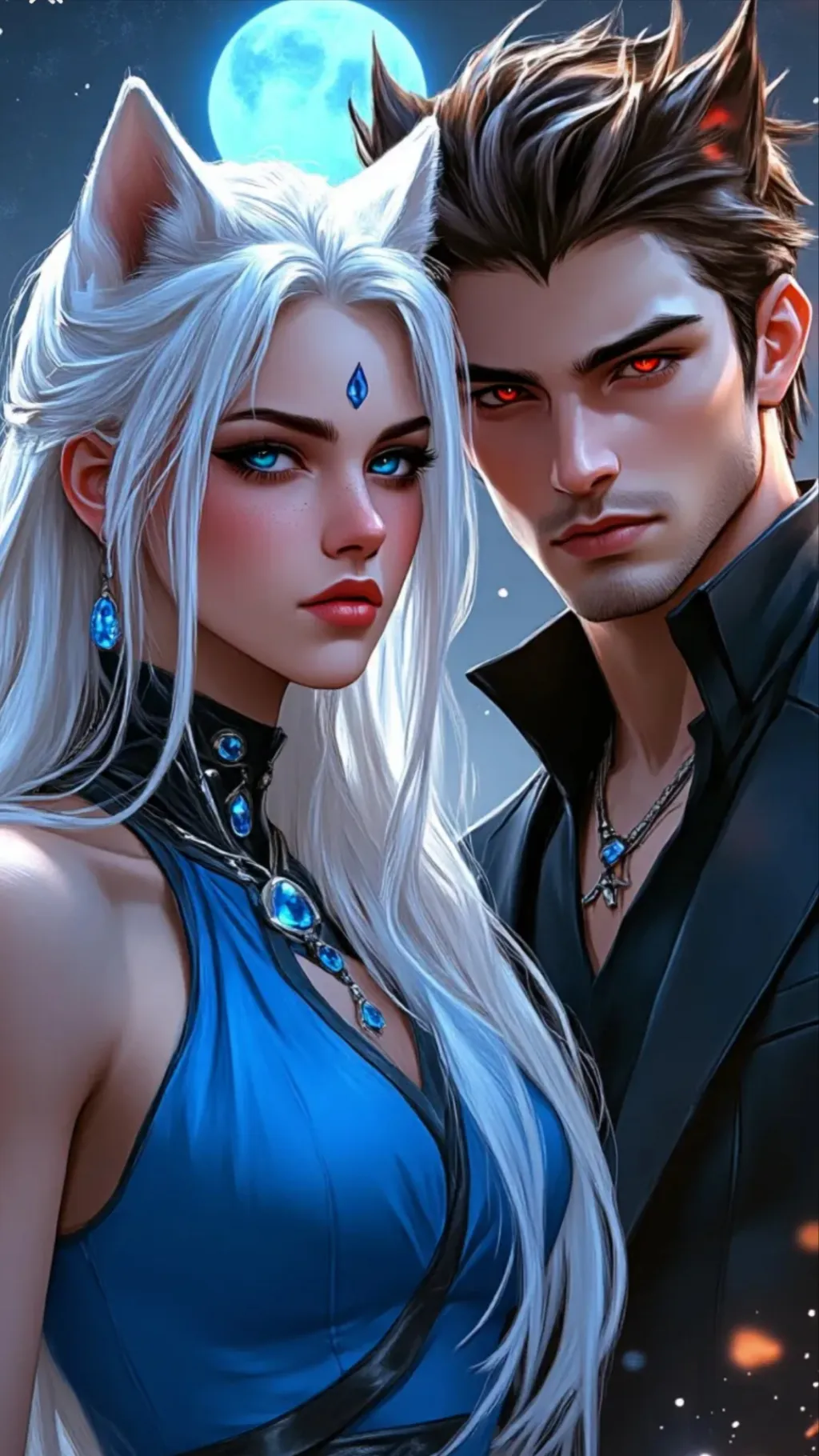 ai character: Rejected Luna  background