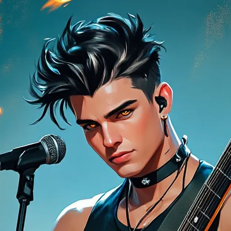 chat with ai character: ✰Aiden Lee✰ 🎸