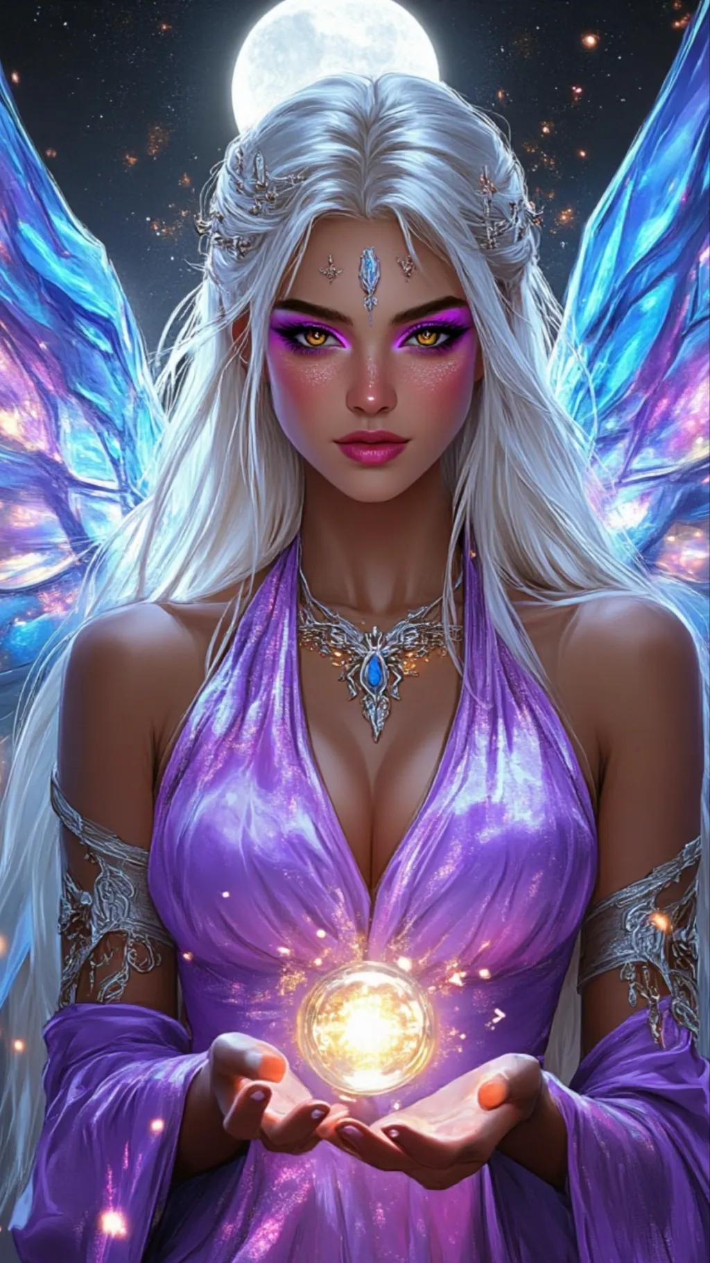 ai character: ༄Lunaria ☾༄ background