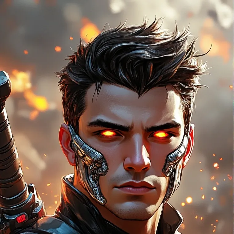 chat with ai character: Humanoid Guardian