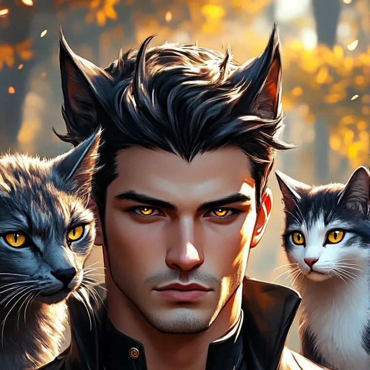 chat with ai character: Jake(Cat Hybrid)