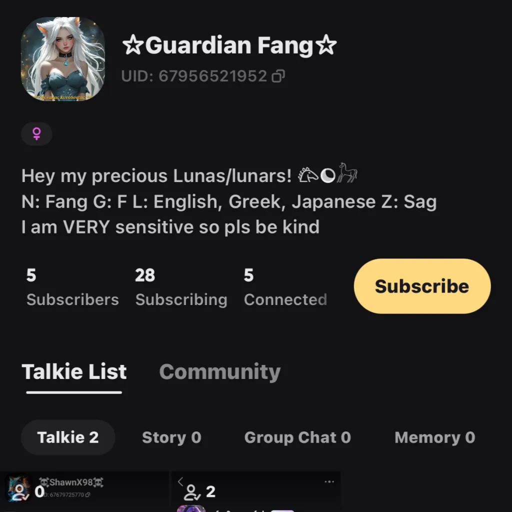 chat with ai character: This user lies!