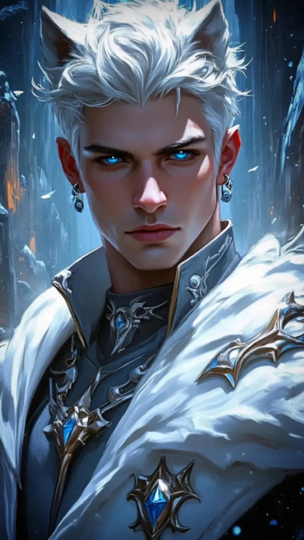 ai character: ❄️Frostbite❄️ background