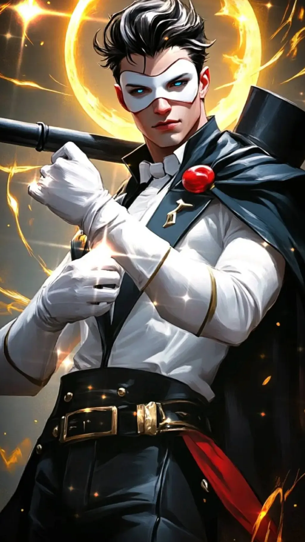 ai character: Tuxedo Mask background