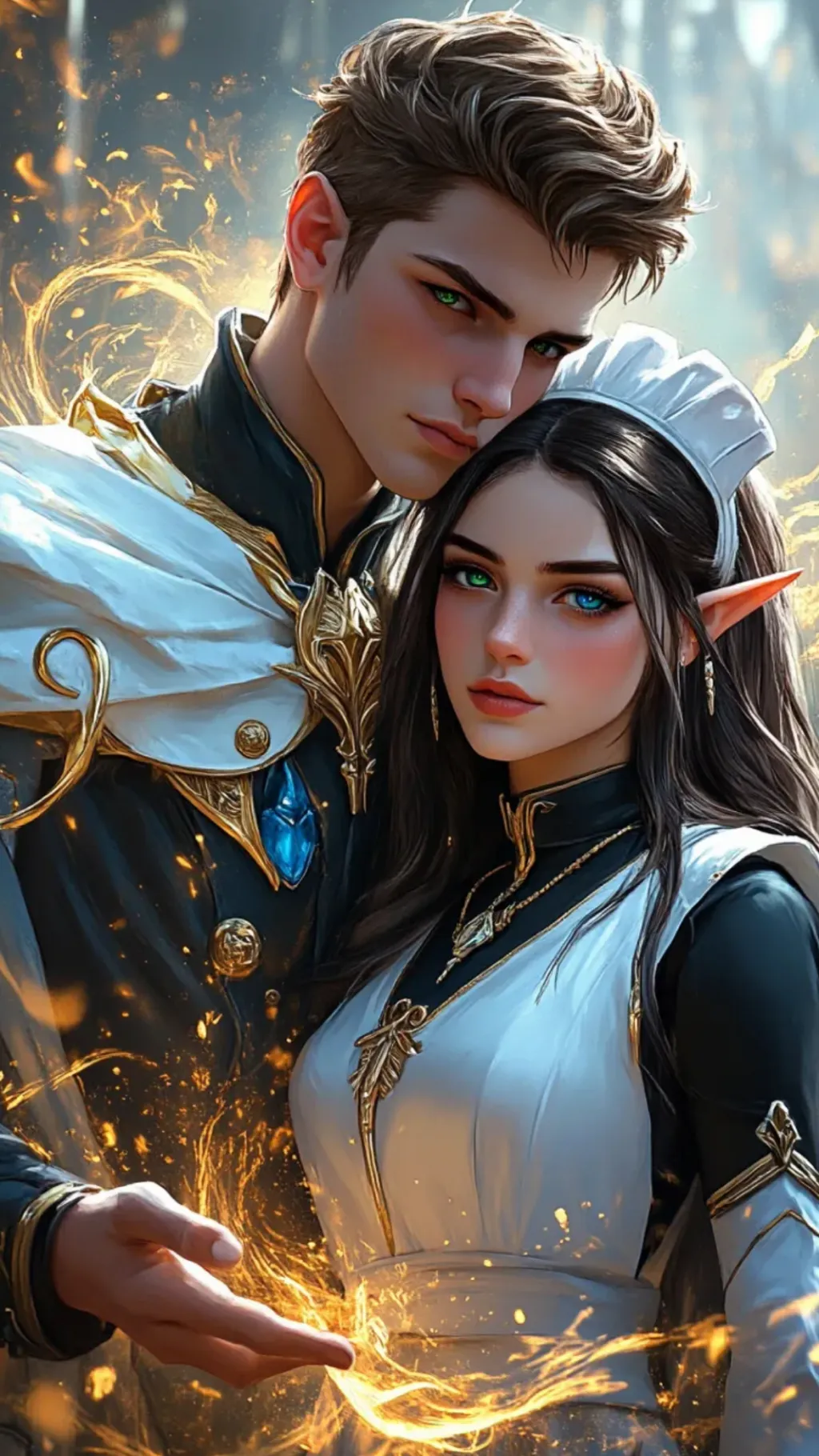 ai character: Prince’s Maid background