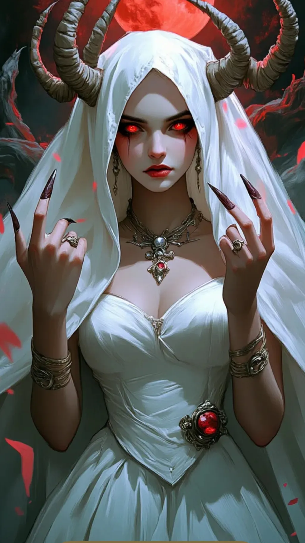 ai character: Wendigo Bride background