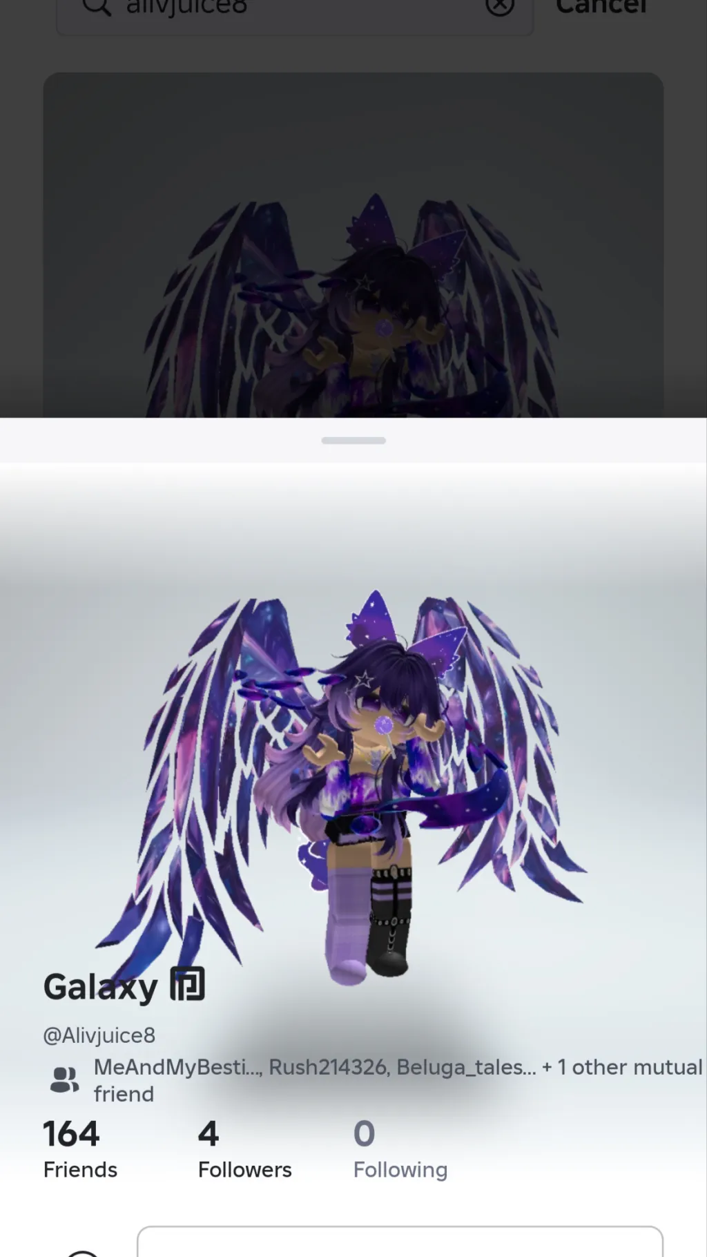 ai character: Alivjuice8 background