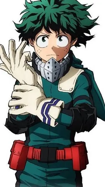 ai character: izuku midoriya  background