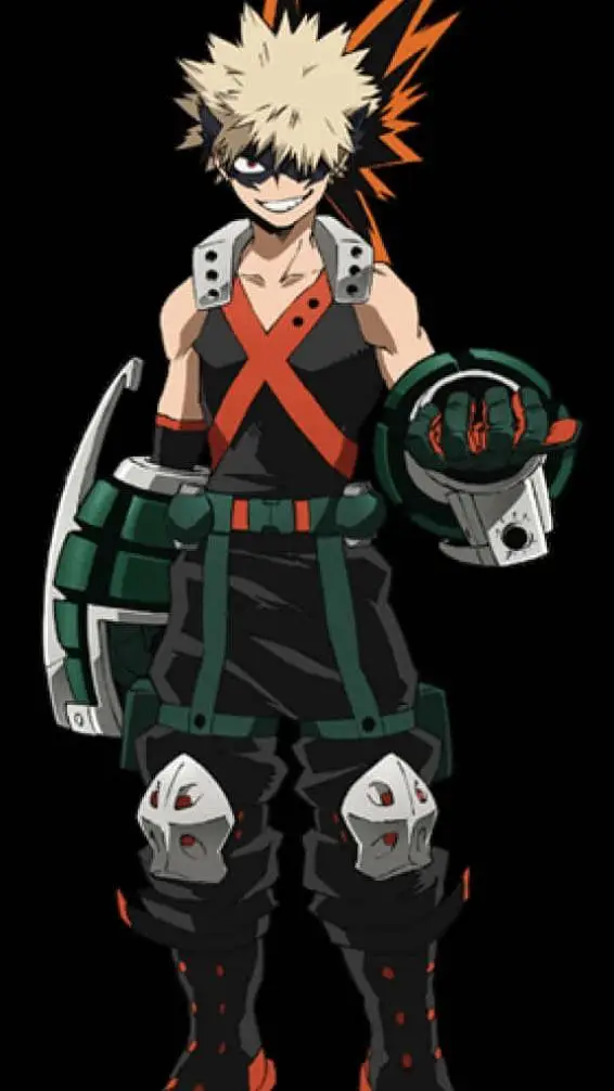 ai character: katsuki bakugo  background