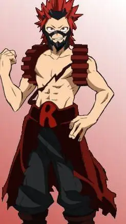 ai character: Eijiro Kirishima  background