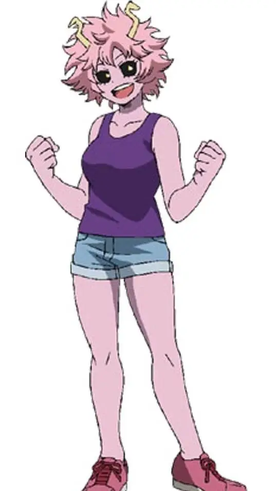 ai character: Mina ashido  background
