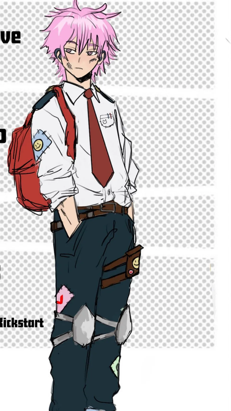 ai character: Mha background