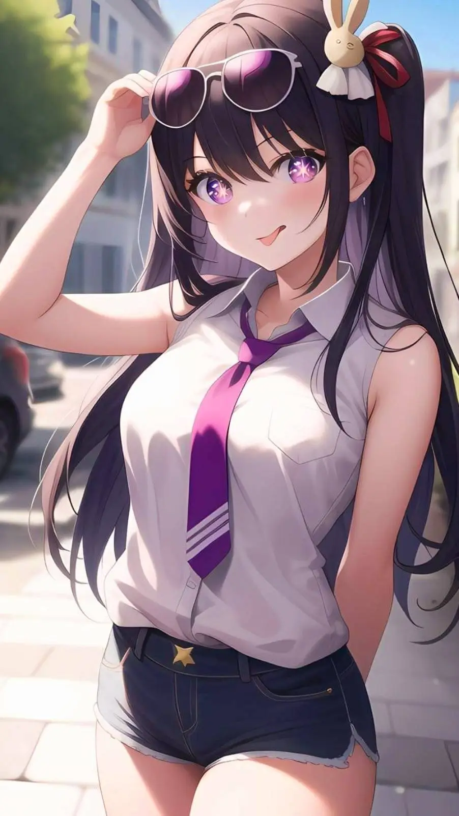 ai character: ai hoshino♡ background