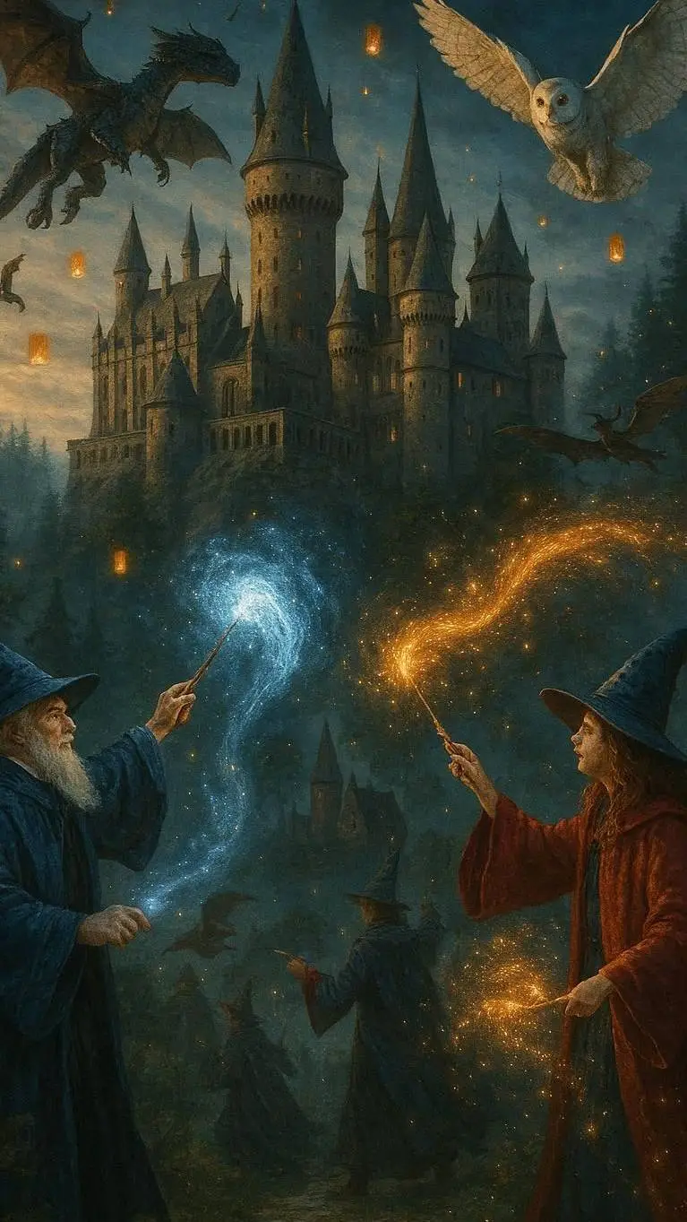 ai character: Wizarding World RP background