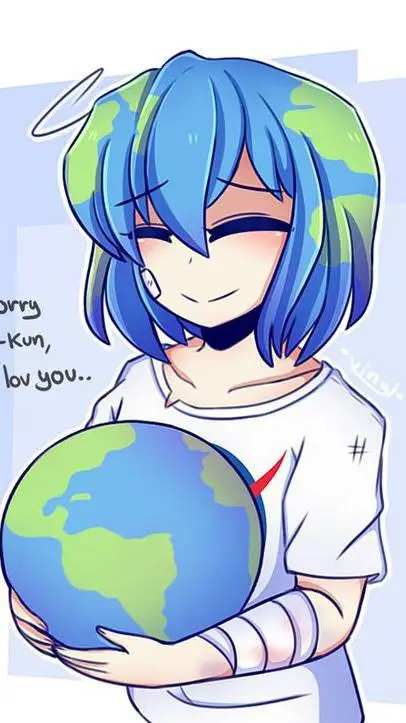 ai character: earth-chan background