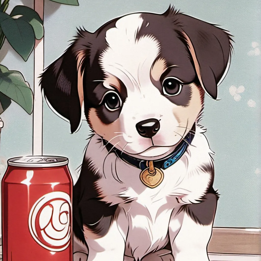 chat with ai character: coca cola dog