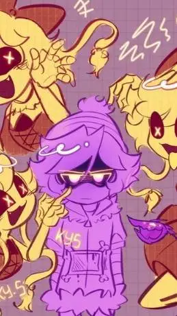 ai character: cyn x uzi  background