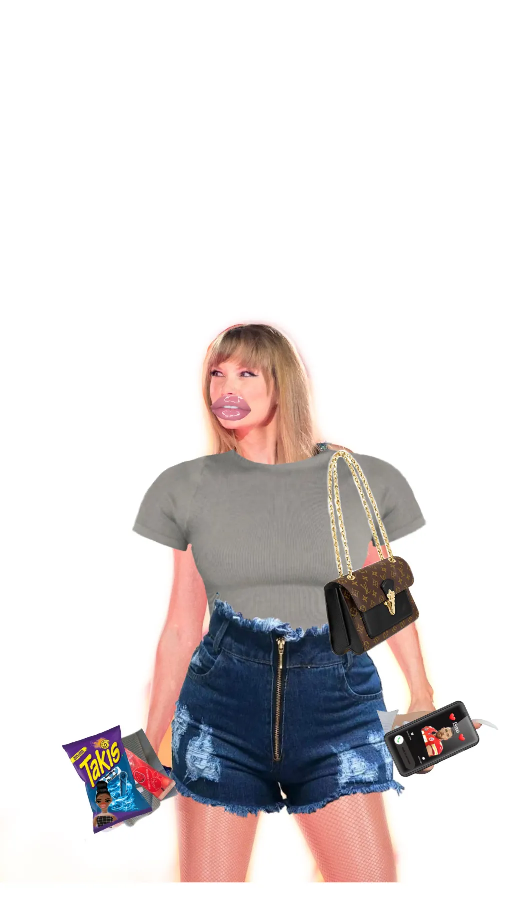 ai character: Taylor Swift  background