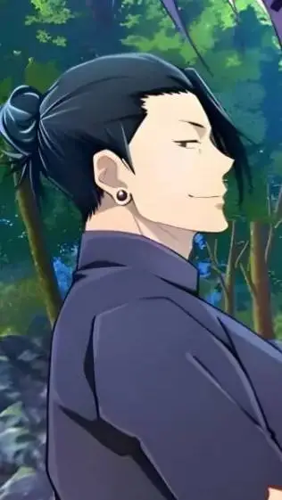 ai character: suguru geto studen background