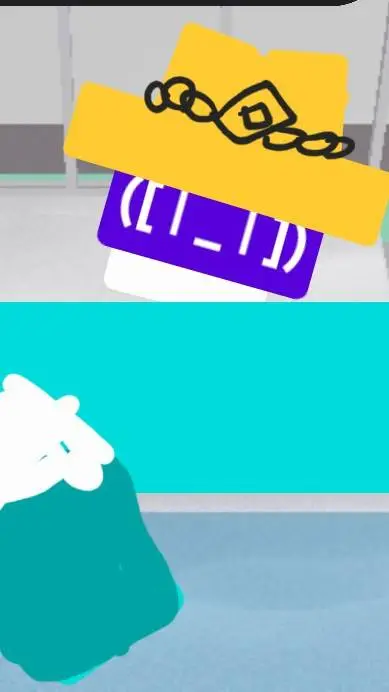 ai character: sleeping robloxman background